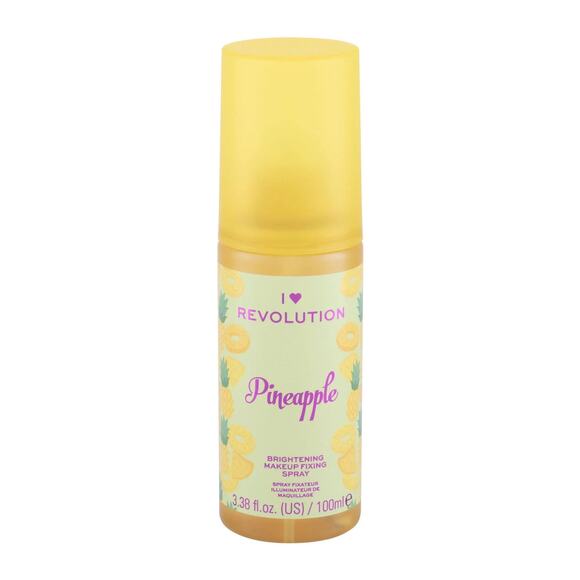 6/$25 NWT I Heart Revolution Pineapple Brightening Fixing Spray - Picture 3 of 3